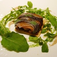 レストラン リューズ - 椎茸のタルト仕立て