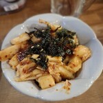 骨付鳥、からあげ、ハイボール がブリチキン。 - 長芋の生キムチ