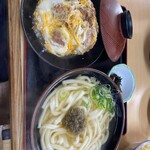 やぶしげうどん - 牛丼セット（うどん大盛）
