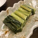 東都庵  - 野沢菜漬け