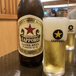 東都庵  - 乾杯ビール