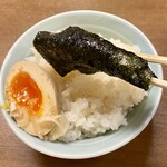 兼ひろ家 - スープに浸した海苔巻きご飯、もの凄く美味しい♪