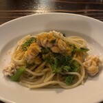 ズッペリア オステリア ピティリアーノ - 白子と菜の花とカラスミのパスタ