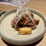 蔵々 周南店 - ローストビーフと焼き葱のナントカ♪