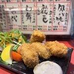 かき小屋 飛梅 - カキフライ大好き！衣薄め