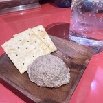 かき小屋 飛梅 - お通しのホヤパテが美味しすぎる