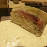 鮓 きずな - しめ鯖押し寿司