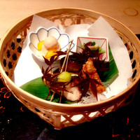 祇園　岩元 - 10,800円の夜の会席から、八寸。