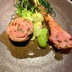 銀座 レカン - メインの鴨肉のロースト