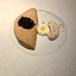 銀座 レカン - ふわふわオムレツのキャビア添え