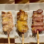 鳥よし - 料理写真:せせり/関節/丸はつ