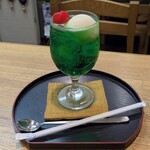 美術茶房篠 - クリームソーダ