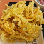 Marugame Seimen - 野菜かき揚げ　１３０円　【　２０１４年１２月　】