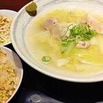 中国酒菜 凛 - 豚肉と白菜の汁そばセット　炒飯　干し豆腐