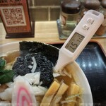 つけ麺 大輝 - 塩分濃度1.5 スープ温度71.4℃