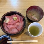 大和水産 - 大トロ中トロ丼