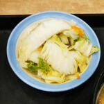 松屋 - お新香追加