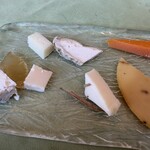 アル・ロドデンドロ - フランス・イタリア産チーズの盛り合わせ