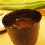 鮨 よし田 - 赤出汁味噌でほっと