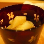 鮨 よし田 - ガリ→お口直しに