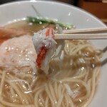 麺家 たけ田 - 蟹の身