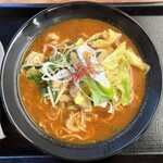 伝丸 - 料理写真:牛ホルモン醤油らーめん