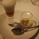 レフェルヴェソンス - 香箱蟹、人参、オレンジを2口で