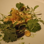 レフェルヴェソンス - 南の〜 フォアグラのナチュレルと黒ごま、安納芋、コリアンダー、ライム、サザンカンフォート