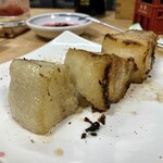 もつ焼 和ちゃん - 「アブラ塩（税込￥200）」