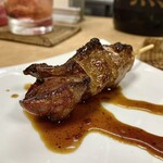 もつ焼 和ちゃん - 「レバーたれ（税込￥200）」