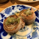 炭焼 やないの - 豚巻きレタス