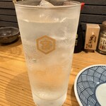 炭焼 やないの - キンミヤ自家製漬け込みサワー山椒！旨し！