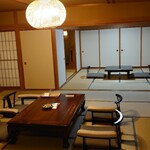 明神館 - 奥の部屋から　一人には贅沢な空間です…