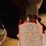 明神館 - 安曇野池田町のドメーヌからメルローロゼ　こちらもとても美味しかった♪