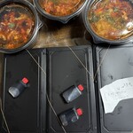 安楽亭 - ・焼肉ハラミ弁当＆ユッケジャンスープセット