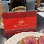 とんかつ ふじ井 - 「Tokachi Royal Mangalica」と書かれたプレート