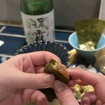 イエロースター - サーモンとアボカドとクリームチーズのなめろう