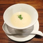 私厨房 勇 - 蕪と干し貝柱のポタージュ