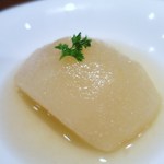 私厨房 勇 - 桂花酒の梨のコンポート