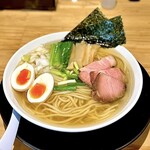 にぼしらぁ麺なの花 - 料理写真:『特製ニボシラーメン』塩 麺1.5玉