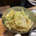 大阪焼肉・ホルモン ふたご - ゴマ塩キャベツ　390円税別