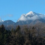 白州アルベロ - カウンター席からの甲斐駒ヶ岳