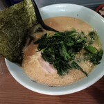 千家 本店 - ラーメン並レン草増し↑