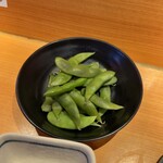 赤垣屋 - 塩ゆで黒枝豆190円