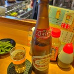 赤垣屋 - 瓶ビール580円