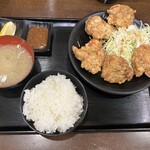 唐揚げの大善 - 唐揚げ定食+唐揚げ1個追加+ご飯大盛り　968円