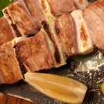 和食処 一隆 - ブリねぎま串焼き2本（1,000円）