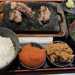 感動の肉と米 島田店 - 中落ちステーキセット