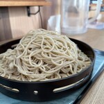 石臼粗挽き 手打そば 幻庵 - もりそば大盛1