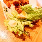 やぶ善 - 年末の"柚子"添え。